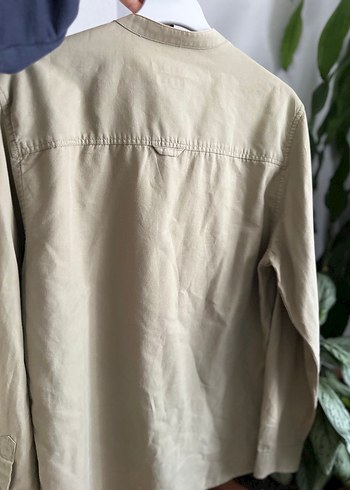 Erkek Gömlek, Düğmeli, Salaş Kesim - Görsel 3