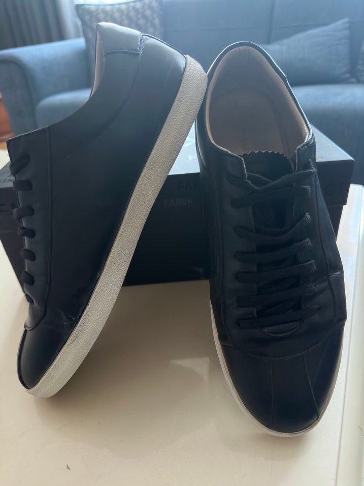 Siyah Modern Klasik Erkek Spor Ayakkabı - Görsel 3