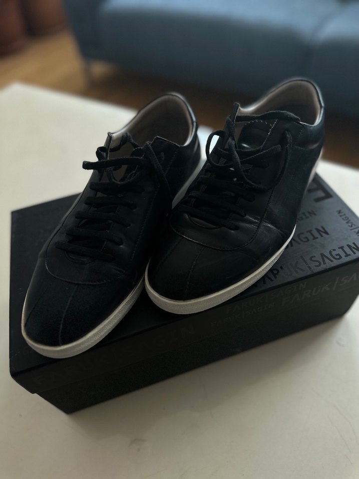 Siyah Modern Klasik Erkek Spor Ayakkabı - Görsel 4