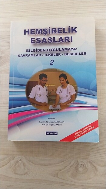  Hemşirelik Esasları 2 cilt kitap