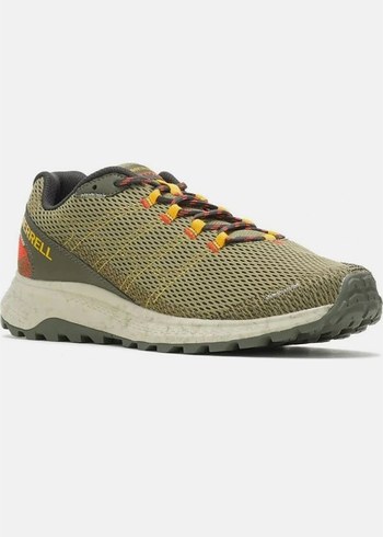 Erkek Spor Ayakkabı, Kahverengi Yılan Desenli, Cırtlı - Görsel 3