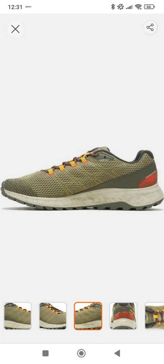 Erkek Spor Ayakkabı, Kahverengi Yılan Desenli, Cırtlı - Görsel 4