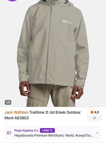 Bej Midi Boy Kapüşonlu Rahat Kesim Ceket - Görsel 6