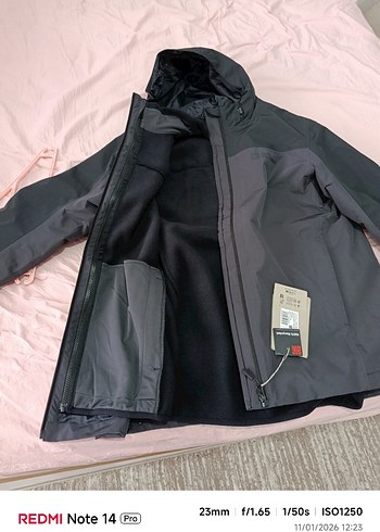 Gri Erkek Kayak Montu - Görsel 11