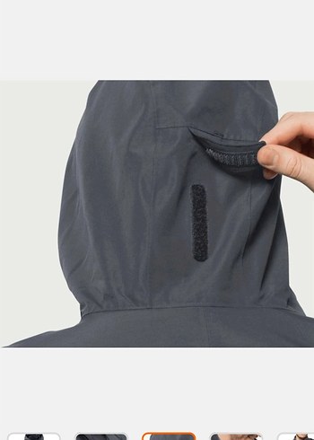 Gri Erkek Kayak Montu - Görsel 3