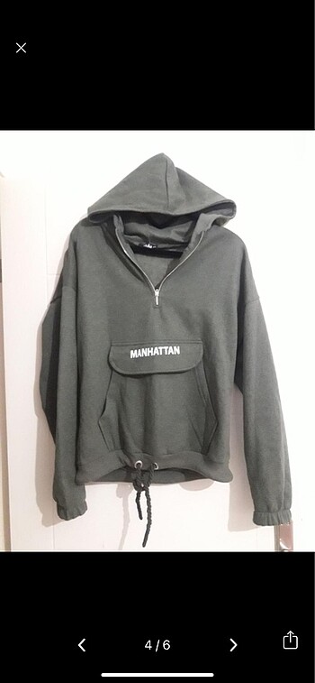Kapışanlu sweatshirt hoodie - Görsel 4
