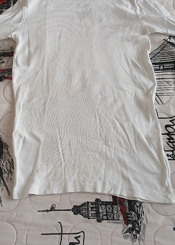 Çocuk için beyaz düz içlik - Görsel 3