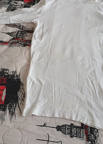 Çocuk için beyaz düz içlik - Görsel 2