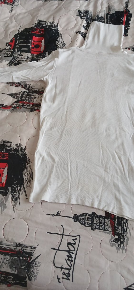 Çocuk için beyaz düz içlik - Görsel 2