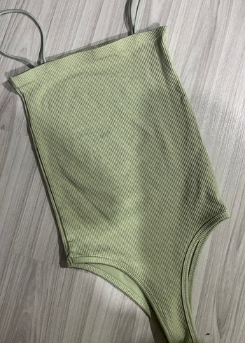 Su Yeşili İnce Askılı Bebek Body