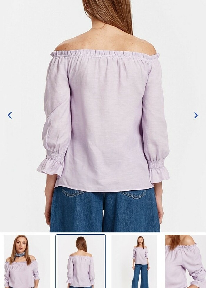 LCW VİSİON GENİŞ KALIP KADIN BLUZ YENİ - Görsel 3