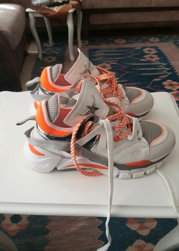 LOİE KADIN SNEAKERS AYAKKABI YEPYENİ - Görsel 4