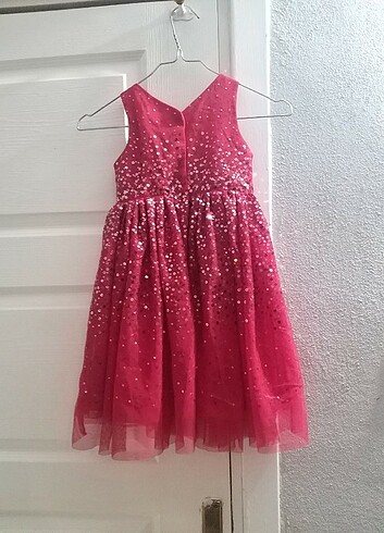 H&M KIZ ÇOCUK PAYETLİ ABİYE ELBİSE 3/4 YAŞ  - Görsel 6