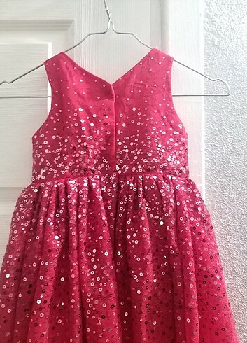 H&M KIZ ÇOCUK PAYETLİ ABİYE ELBİSE 3/4 YAŞ  - Görsel 7