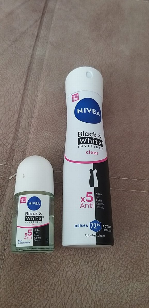 NIVEA Black & White Roll-On ve Sprey Deodorant - Görsel 4