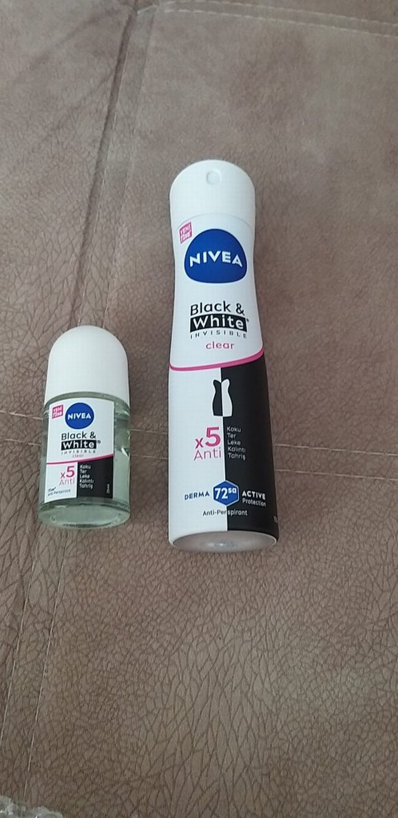 NIVEA Black & White Roll-On ve Sprey Deodorant - Görsel 3
