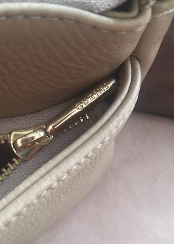 GUZİNİ 6751 %100 HAKİKİ GERÇEK DERİ ÇANTA KUM BEJİ - Görsel 8