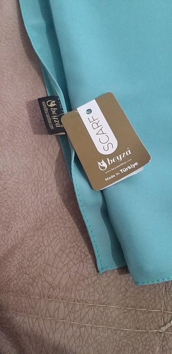 BEYZA QEEN İPEK ŞU YEŞİLİ ŞAL 75/190 CM - Görsel 4