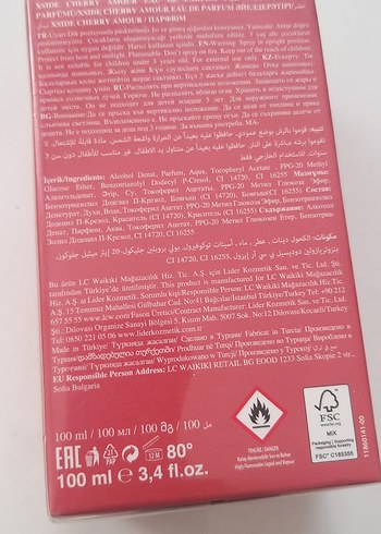 XSIDE Cherry Amour Kadın Parfümü - Görsel 4