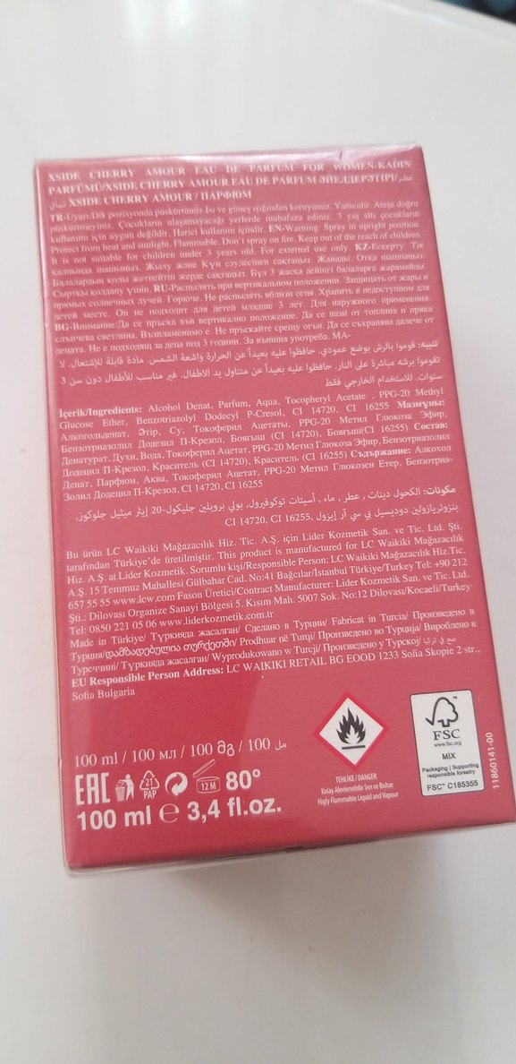 XSIDE Cherry Amour Kadın Parfümü - Görsel 4