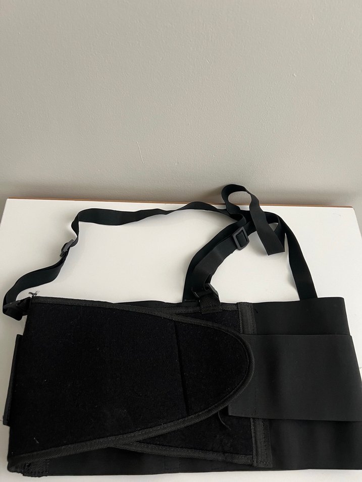 Siyah sırt destekli korse - Görsel 2