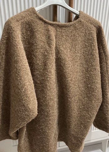 Bohem Tarzı Düğmeli Kahverengi Kadın Kaban - Görsel 2