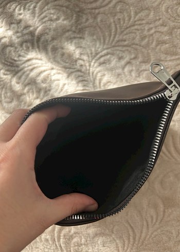 Kahverengi Parlak Deri Kadın Çanta - Görsel 3