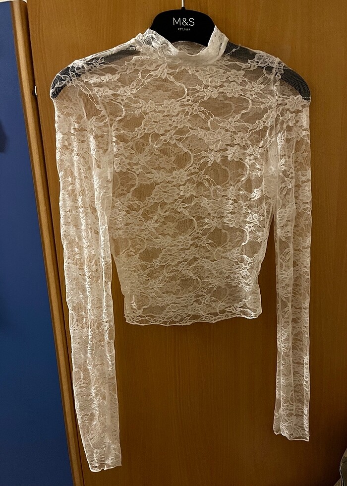 dantelli bluz - Görsel 2