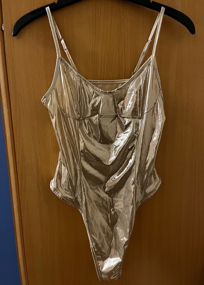 altın rengi çıtçıtlı askılı - Görsel 2