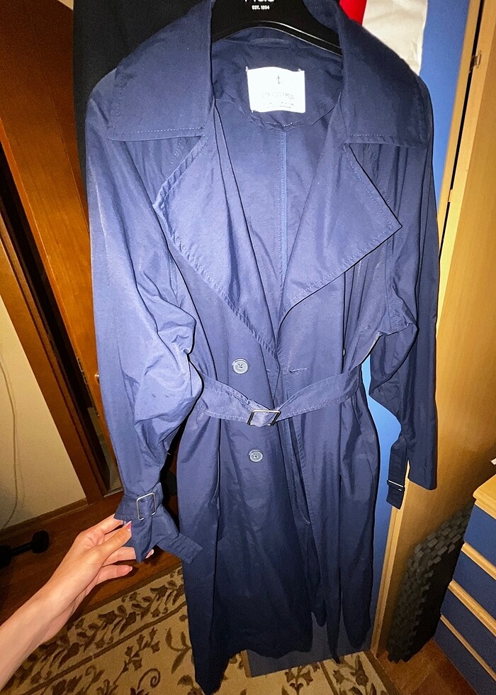 stradivarius trençkot - Görsel 3