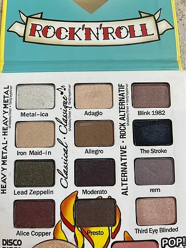 Beden Renk The Balm Rockstar Palette
