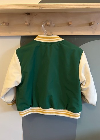 Yeşil Düğmeli Erkek Çocuk Ceket - Görsel 4