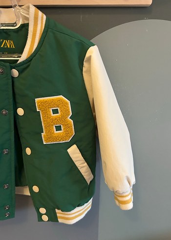 Yeşil Düğmeli Erkek Çocuk Ceket - Görsel 2