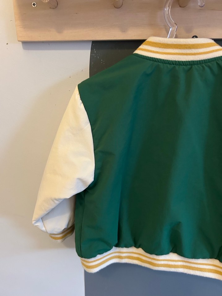 Yeşil Düğmeli Erkek Çocuk Ceket - Görsel 5