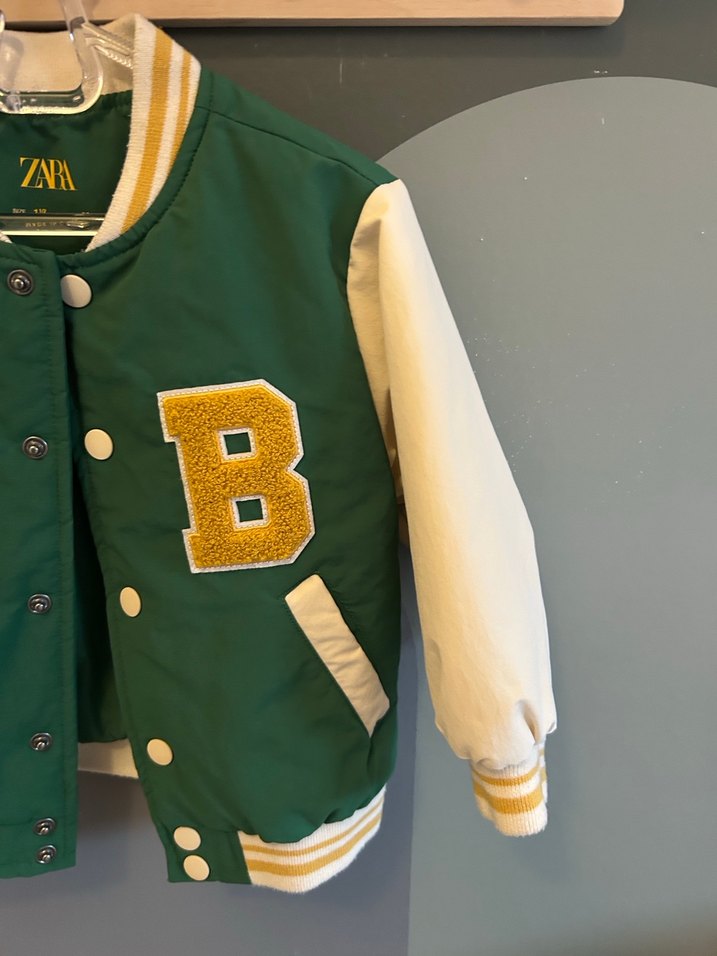 Yeşil Düğmeli Erkek Çocuk Ceket - Görsel 2