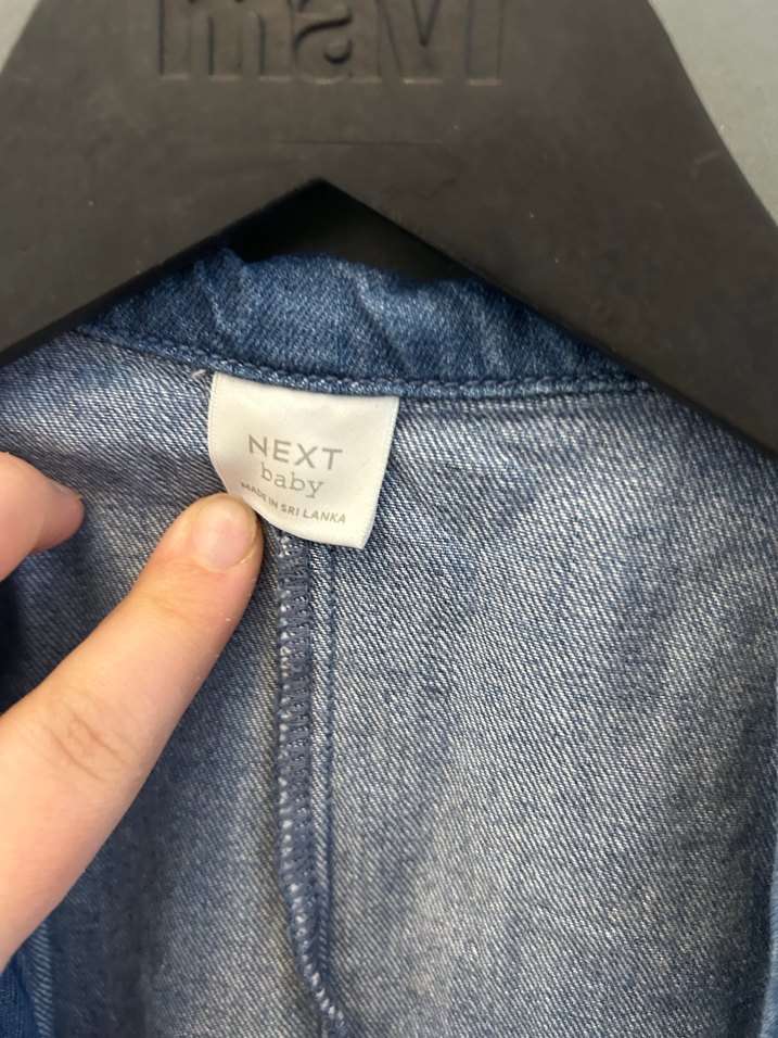 Erkek Çocuk Kot Tulum, Düğmeli, Kısa Kollu - Görsel 2