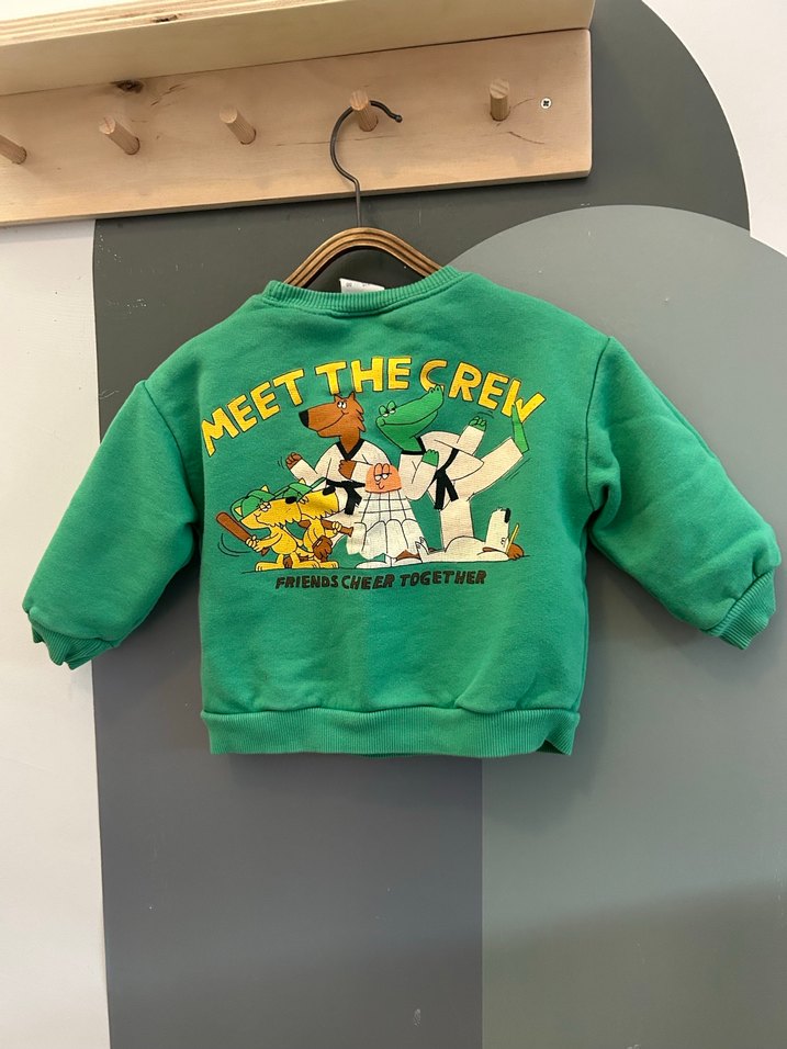 Yeşil Erkek Çocuk Sweatshirt - Görsel 2