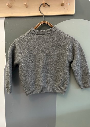 Gri çocukÖrgü Kazak - Görsel 3