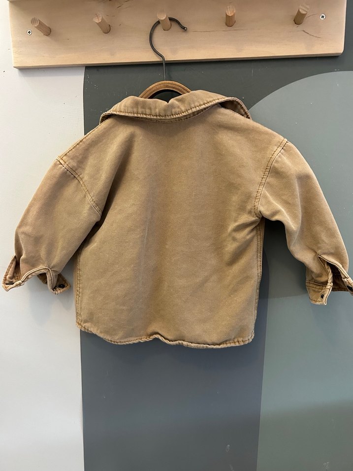 Erkek Çocuk Süet Düğmeli Ceket - Görsel 3