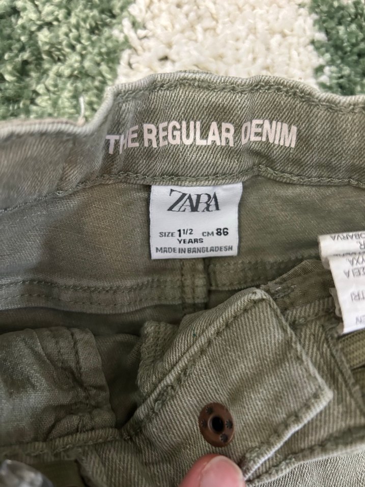 Erkek Çocuk Haki Denim Pantolon - Görsel 2