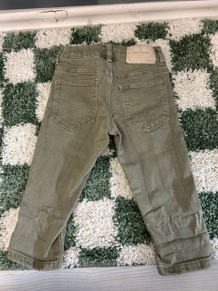 Erkek Çocuk Haki Denim Pantolon - Görsel 3