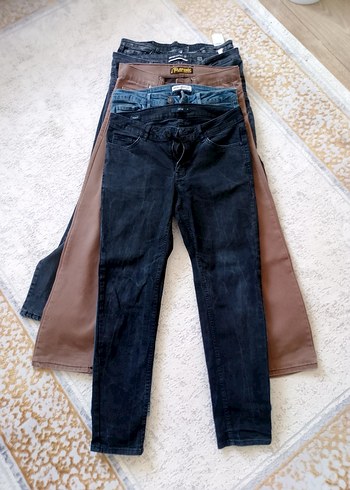 6 adet erkek pantolon