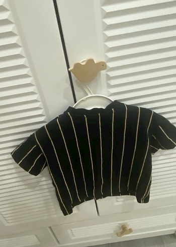 H&M H&M erkek Çocuk Siyah Baskılı Tişört