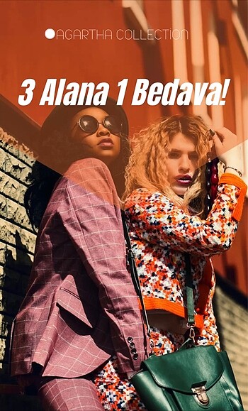 3 ÇANTA ALANA 1 BEDAVA