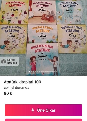 Diğer Atatürk tişörtü/kitap