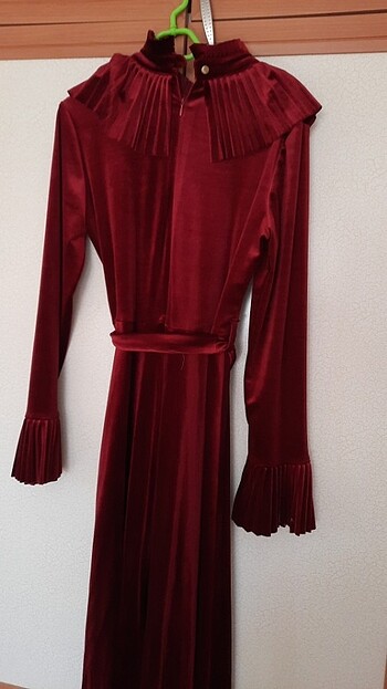 40 Beden bordo Renk Elbise