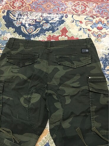 42 Beden haki Renk Jack jones kamuflaj pantolon