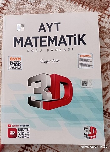 3d ayt matematik 