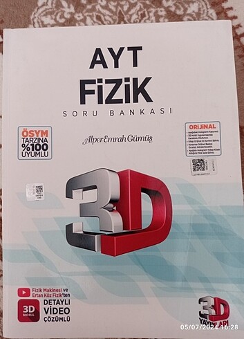 3d ayt fizik 