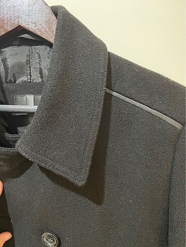 Altınyıldız siyah 50 drop kaşe kaban - Görsel 5